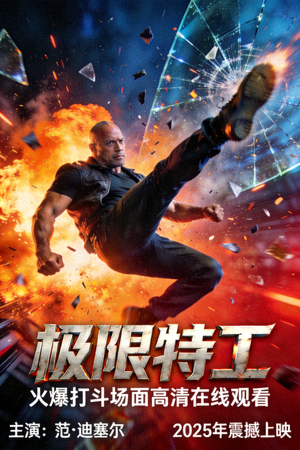 动作电影《极限特工》海报 - 火爆打斗场面高清在线观看